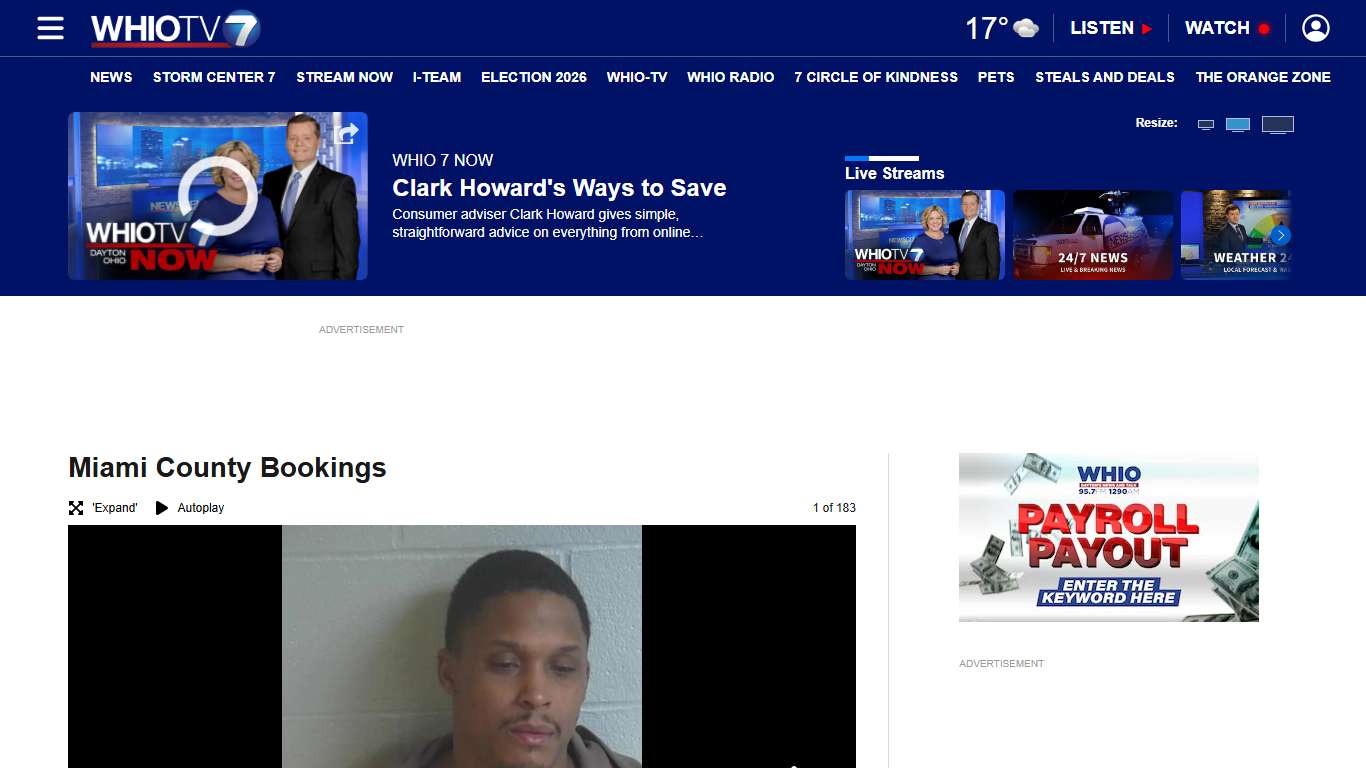 Miami County Inmates – WHIO TV 7 and WHIO Radio